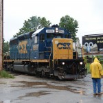 Conrail work train YPMA-95 spotted on Southern Secondary