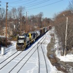 Former Erie Lackawanna locomotives provide transfer power for Conrail