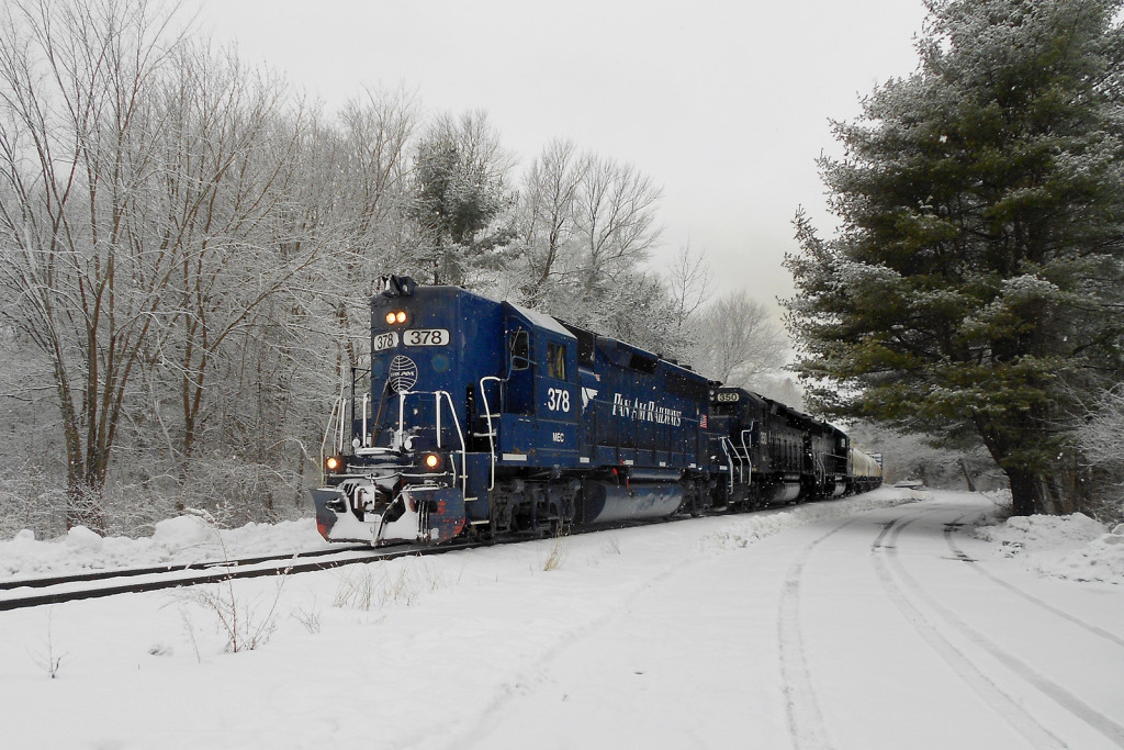 PanAm Railways train EDPO Westford Massachussets Stony Brook Line